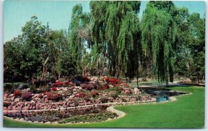 Postcard - Rock garden, City Park - Anaheim, California