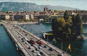 Schweiz Geneve Le Pont du Mt Blanc