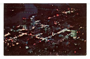 OH - Toledo. Bird's Eye View at Night