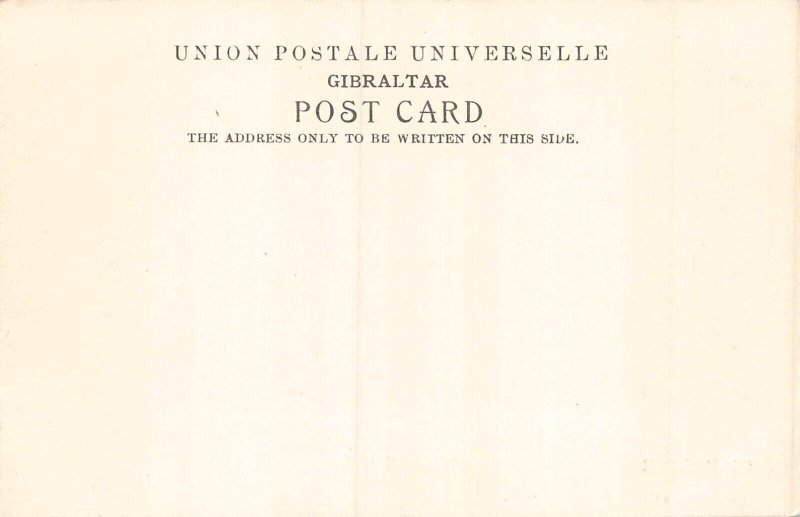 L034 Gibraltar Windmill Hill vintage postcard