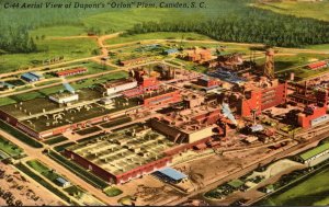 South Carolina Camden Aerial View Of Dupont's Orlon Plant