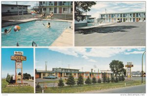 Swimming Pool, Holiday Motel, MEDICINE HAT, Alberta, Canada, 40-60´s