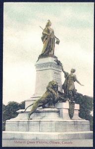 Queen Victoria Statue Ottawa Canada unused c1910