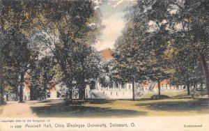 Monnett Hall Ohio Wesleyan University Delaware OH 1908 postcard