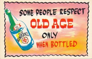 Some People Respect Old Age Only When Bottled - Humor - pm 1962