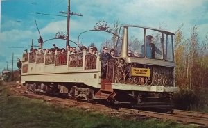 Snowdon trolley postcard Park Avenue 