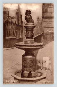 Greyfriars Bobby Antique Postcard UNP Unused DB Greetings Great Britian 