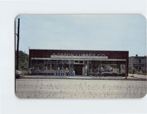 Postcard Gordon Lumber Company, Long Island, Valley Stream, New York