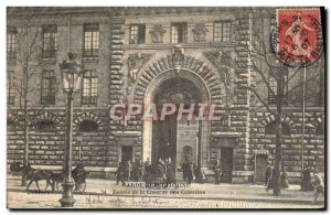 Old Postcard Republican Guard Barracks Entree De Paris Des Celestins