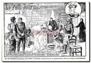 Old Postcard Fancy newspapers Le Petit Journal The Independent Republicans fe...