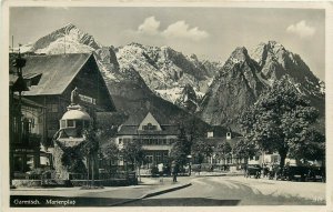 Garmish Marienplatz foto AK