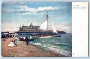 England Postcard The New Wellington Pier Great Yarmouth c1910 View Tuck Art