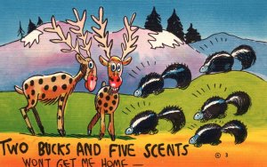 Two Bucks and Five Scents,Deer and Skunks Comic