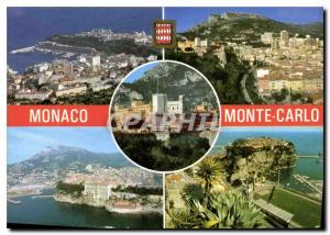 Modern Postcard Monaco Monte Carlo various Views of the Principality of Monaco