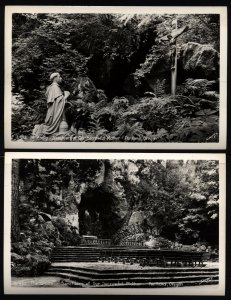 TWO RPPC  Sanctuary of our Sorrowful Mother Portland Oregon St. Phillip