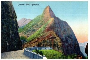 Vintage Nuuanu Pali Honolulu Hawaii Postcard