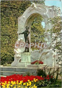 Postcard Modern Vienna Johann Strauss Monument