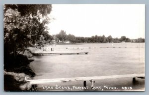 FOREST LAKE MN VINTAGE REAL PHOTO POSTCARD RPPC