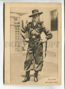 476039 1929 American silent film actor Douglas Fairbanks cowboy ed. 20000