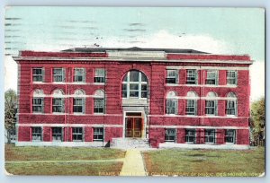 Des Moines Iowa IA Postcard Drake University Conservatory Of Music 1919 Antique