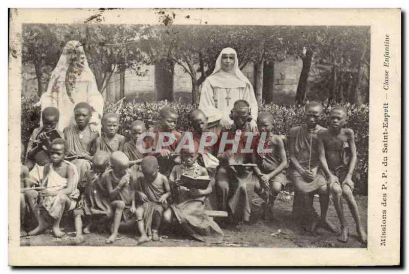 Postcard Old Missions PP child of the Holy Ghost Class