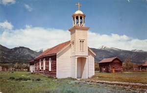 St Marys Mission Stevensville, Montana, USA Postcard