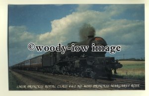 ry881 - LMS Railway Engine no 46203 Princess Margaret Rose - plain back card