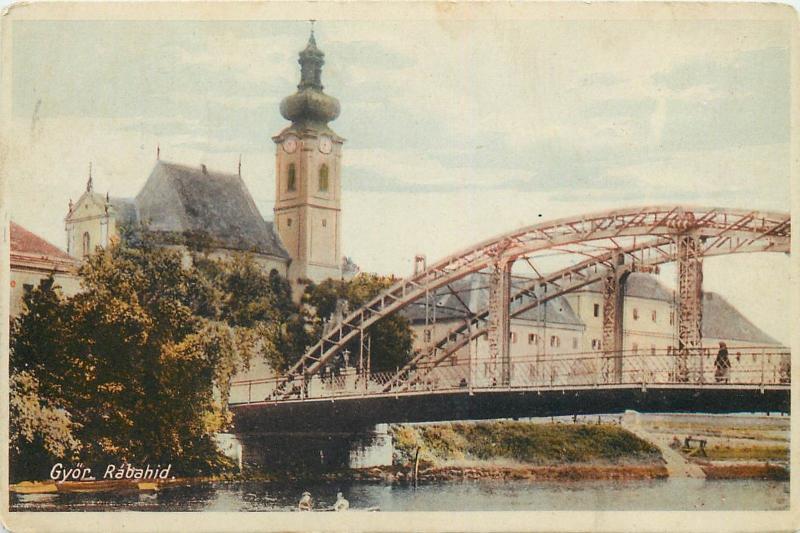 Gyor Hungary Rabahid Bridge church