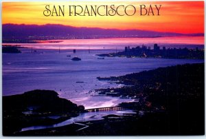 Postcard - San Francisco Bay - California
