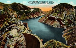 Wyoming Seminoe Dam and Lake On The North Platte River Southwest Of Casper