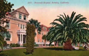 Vintage Postcard 1910's The Roosevelt Hospital Building Berkeley California CA