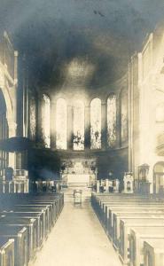 Italy - Rome. St. Angelo's Castle Sanctuary Interior    *RPPC