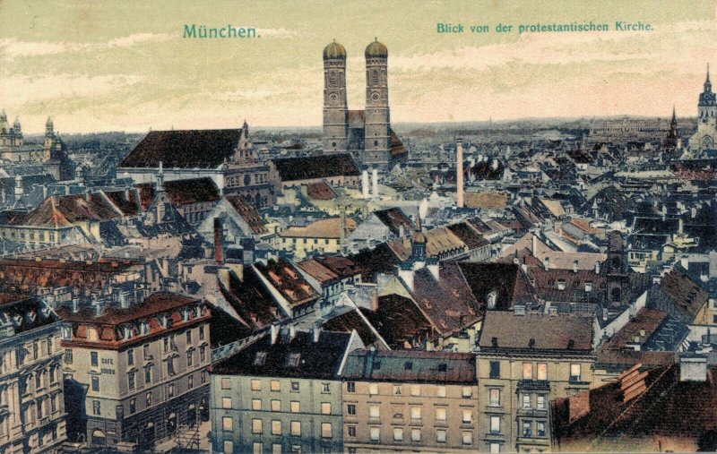 Germany München Blick von der protestantischen Kirche 03.32