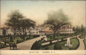 Camden South Carolina SC Court Inn Albertype Vintage Postcard