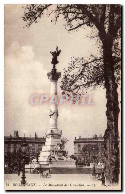 Bordeaux Old Postcard The rostral columns