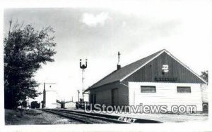 Real Photo - Burlington RR in Burlington, Montana