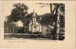 PC GROET UIT BANDOENG PROTESTANTSCHE KERK INDONESIA (a20426)