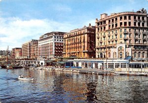 Partenope Street and the Hotels Napoli Italy 1971 