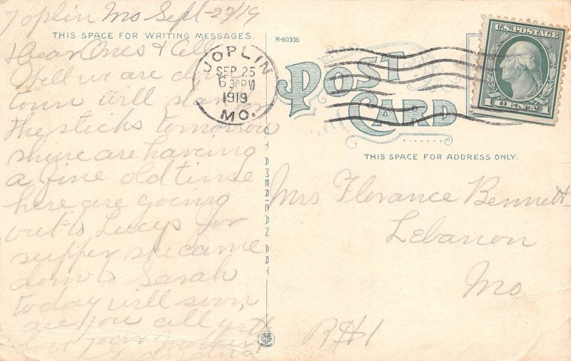 Joplin Missouri Zinc & Lead Mines, White Border Vintage Postcard U7625