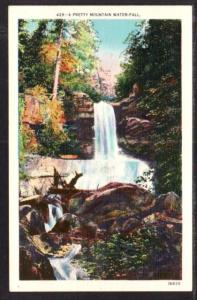 A Pretty Mountain Waterfall Postcard 4152