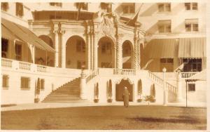 Wheeling West Virginia Historic Bldg Entrance Real Photo Antique Postcard K61473