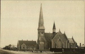 Temuka New Zealand Presbyterian Church c1920 Real Photo Postcard