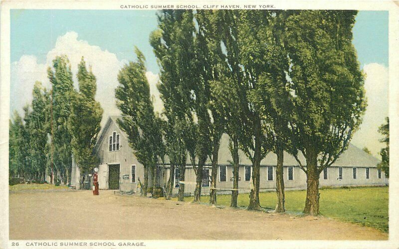 Catholic Summer School Garage Cliff Haven New York #82097 C1910 Postcard 20-8039