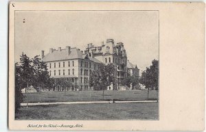 School for the Blind, Lansing, Michigan 1900s UDB Antique Postcard