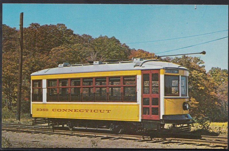 Transport Postcard - Branford Trolley Museum, East Haven, Connecticut  A9662