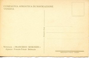 Compagnia Adriatica Di Navigazione - SS Francesco Morosini