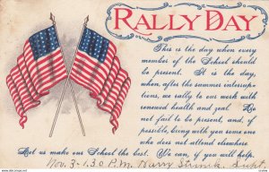 RALLY DAY , USA Flags , 00-10s