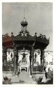 RPPC Postcard 9. Plaza de la Constitution, Guadalajara Mexico, Julio, Unposted