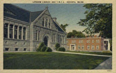 Lithgow Library & Y.M.C.A in Augusta, Maine