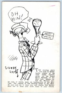 Juarez Chihuahua Old Mexico Postcard Harry Mitchell Mint Cafe c1950's